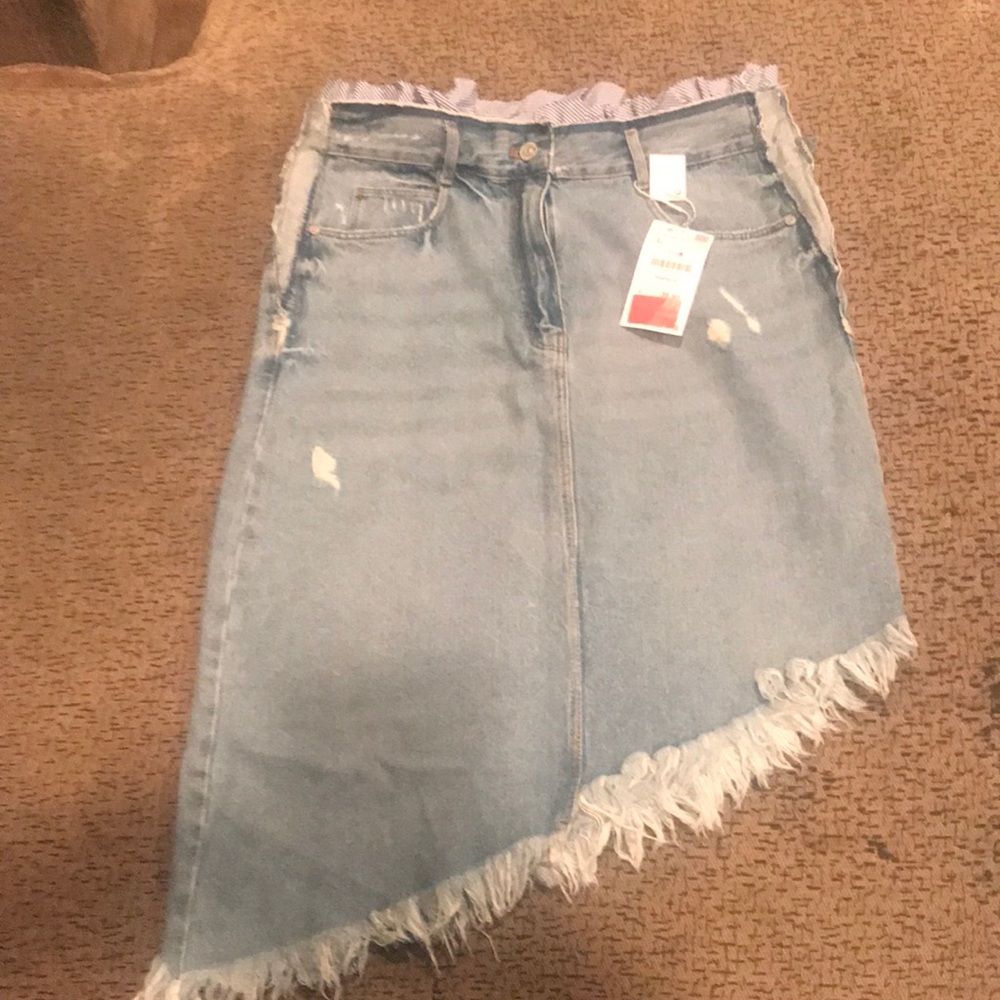 Zara denim skirt